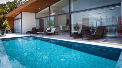 For sale brand new sea view 4-5 bedroom pool villa in Maenam Koh Samui