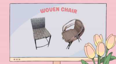 เก้าอี้สาน / เก้าอี้พลาสติกสาน / เก้าอี้ไม้สาน