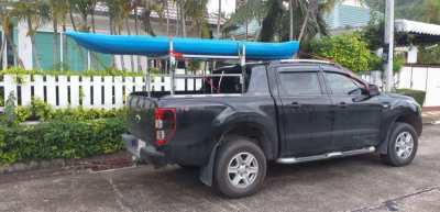 Kayak 2 Adult/2 Child with Transport Frame for any Pickup Truck