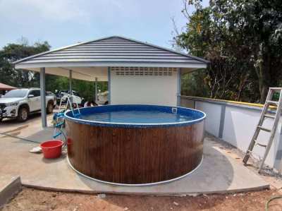 On sale.Above ground swimming pool