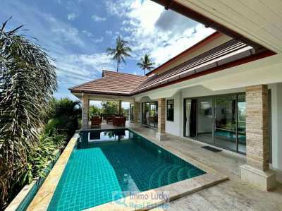 For sale nice single storey 3 bedroom pool villa in Bophut - Koh Samui