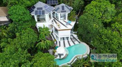For sale stunning 5 bedoom sea view villa in Chaweng Noi - Koh Samui