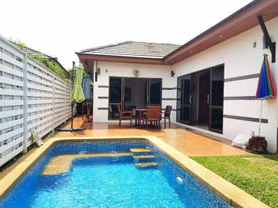 2 bedroom pool villa only 400 meters from the beach. Now 3,450,000 B 