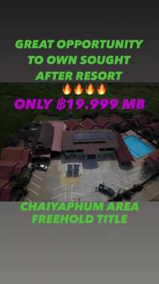 Resort in sort after area, clientele established 