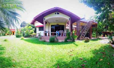 A well maintained estate with 2 dwelling and 12 rai land