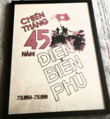 Various Vietnam framed pictures/posters