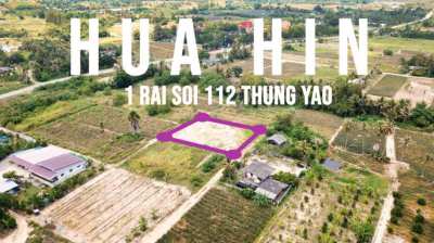 Land in Hua hin soi 112 (1600 m²)