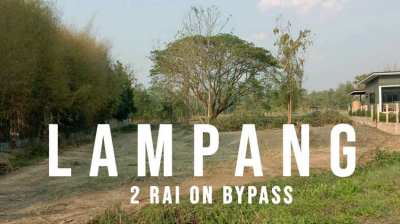 Land in Lampang on bypass (3508 m²)
