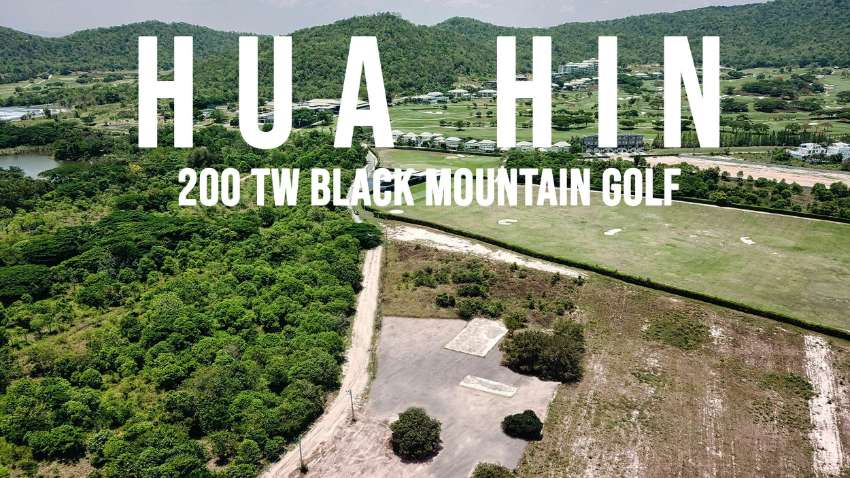 Land in Hua hin Black mountain golf (800 m²)