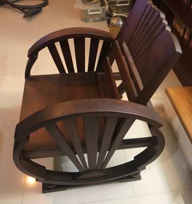 Art Deco Teak chairs price negotiable for quick sale