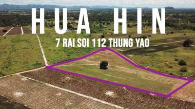 Land 19 plots on 7 Rai in Hua hin soi 112