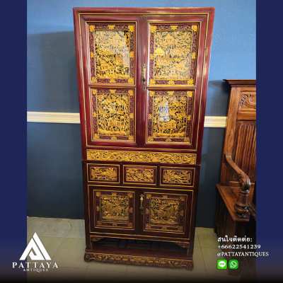 Stunning antique Peranakan cabinet