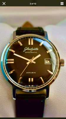GUB GLASHUTTE Spezimatic 26 Jewels Cal 75 Automatic Watch.