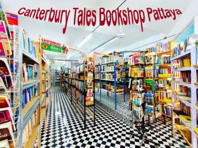 Canterbury tales bookshop - Pattaya best selection of reading material