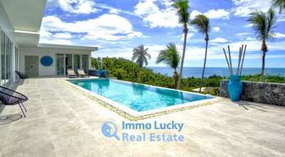 For sale luxury 4 bedroom sea view villa in Lamai