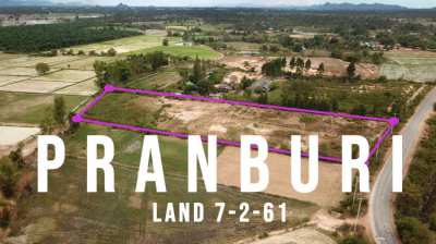 Land 7-2-61in Pranburi (12244 m²)