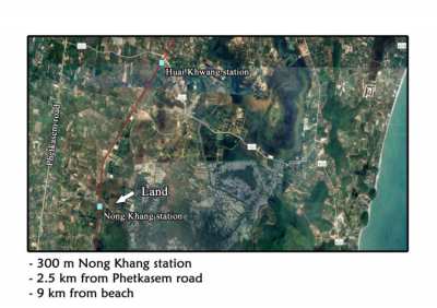 Land 2-1-86 in Nong Khang, Sam roi yot District (3944 m²)