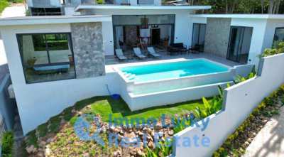 For sale 3 bedroom sea view villa in Bophut - Koh Samui