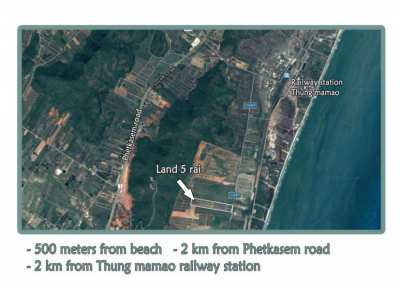 Land 5 rai in Thung Mamao (8000 m²)
