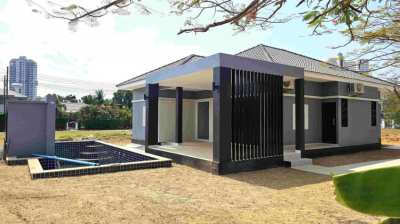 Brand new 3 bedroom pool villa on Mae Ramphueng Beach in Rayong!