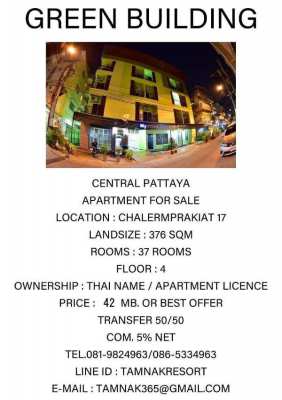 Central Pattaya​ Apartment for sale