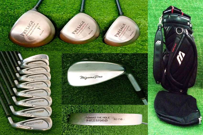 Mizuno Presage full set of golf clubs in bag, Free shipping