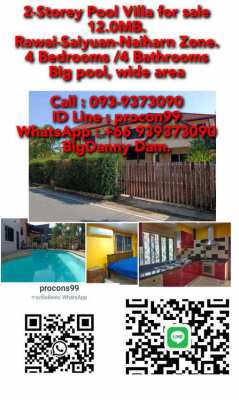 Pool Villa for Sale  Include tenant until on March 2024