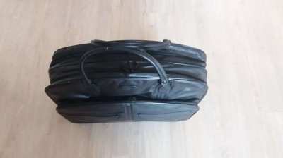 Garment Bag for Travel, Soft Leather Suit Bag for Men/Women, Hanging S