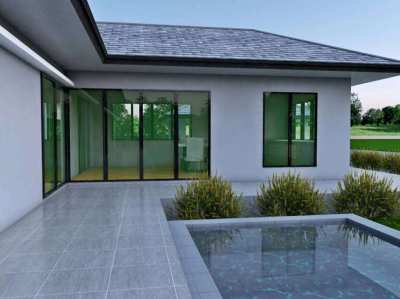 Detached luxury pool villa for sale