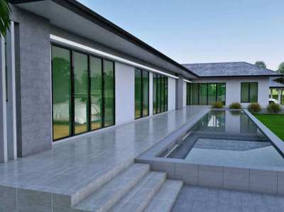 Detached luxury pool villa for sale