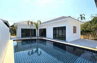 Brand new 2 bedroom pool villa next to the beach. From 5,125,000 THB