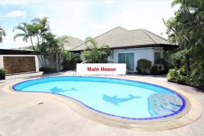 3 Bed pool villa with Guest b/room (on suite) and  Snooker/Gym room
