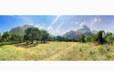 Mountain view land for sale in Sam Roi Yot