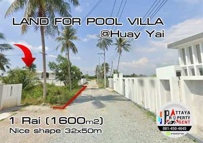 Beautiful plot for private pool villa @Huay Yai