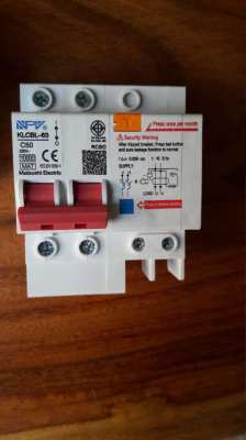 Residual Current Circuit Breaker (2 Pole RCBO) with 4 separate MCBs