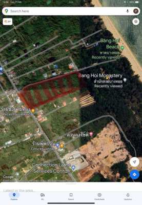 8.7 Acres Land near Banghoi Beach for Urgent Sale, Songkhla Province 
