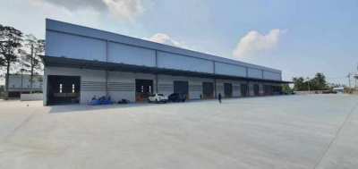 Brand New Factory/Warehouse for rent Size 7,296 sq m., Near Laem Chaba