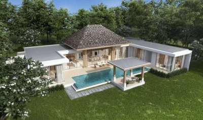 Luxury 5 bedrooms pool villa in Thalang Phuket for hot sale