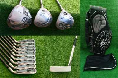 MacGregor Mactec set of golf clubs in bag
