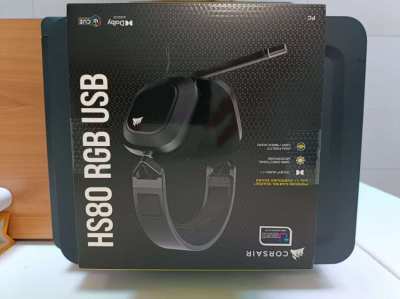 Headset Corsair HS 80 RGB under warranty 