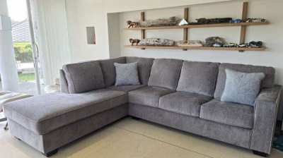 Beautiful, brand-new Sofa, 17.500 B. was 62.000  B. Too large for us