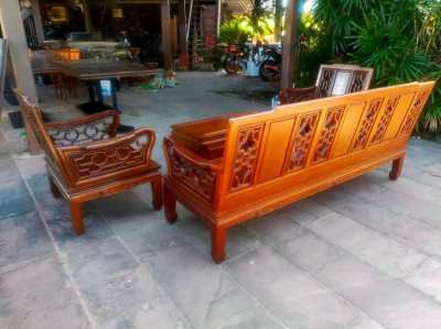 African Rosewood Ming Dynasty Style Sofa Set