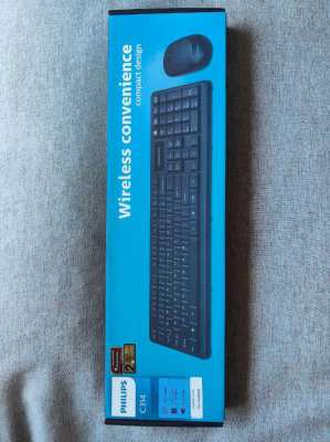 Philips C314 Wireless keyboard mouse Combo set ของแท้100%
