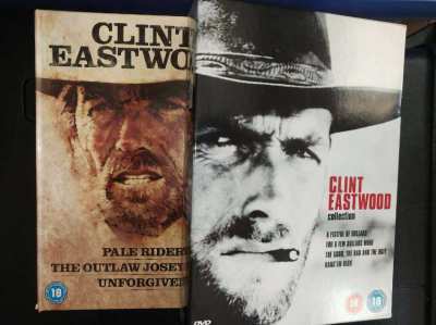 2 Clint Eastwood DVD Boxsets - 6 disks