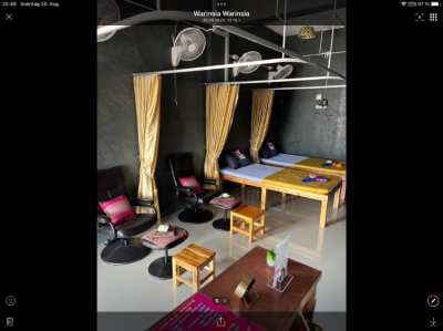 Massage shop with 2 rooms to stay for rent full Town house