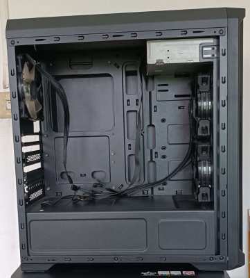 Computer case mid tower with DVD r/W