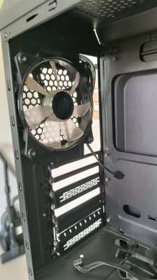Computer case mid tower with DVD r/W