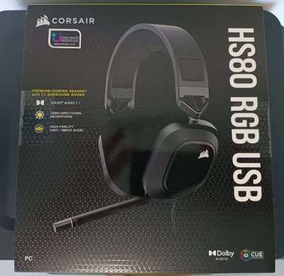 Corsair headset HS 80 RGB USB