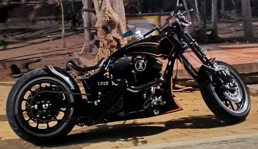 Harley custom bike 