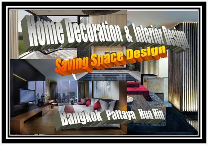 Home Decoration & SAVING SPACE INTERIOR DESIGN in Bangkok - Thailand 